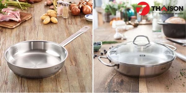 Chảo inox Fissler không phủ chống dính vẫn cực tốt 6