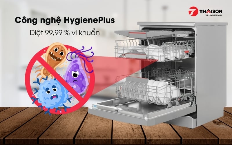 Công nghệ sấy Zeolith máy rửa bát bosch - rửa diệt khuẩn