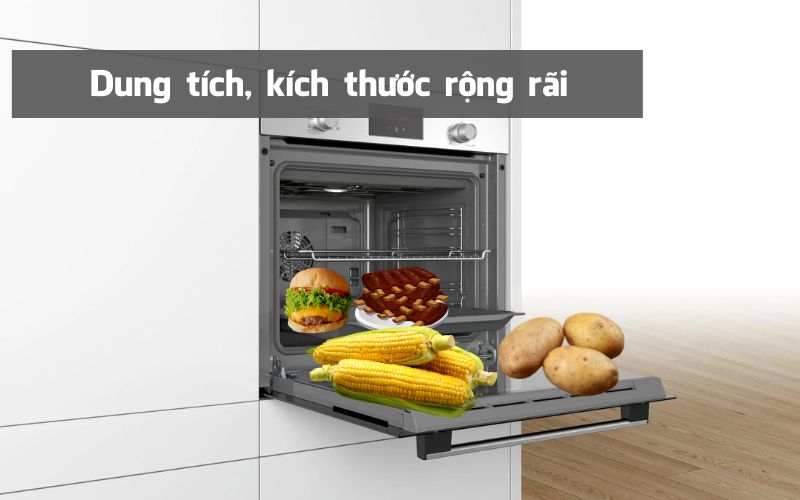 Dung tích, kích thước của lò nướng