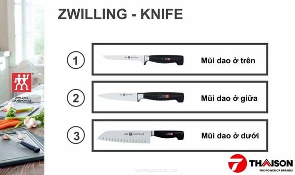 Giới thiệu các sản phẩm dao Zwilling J.A Henckels