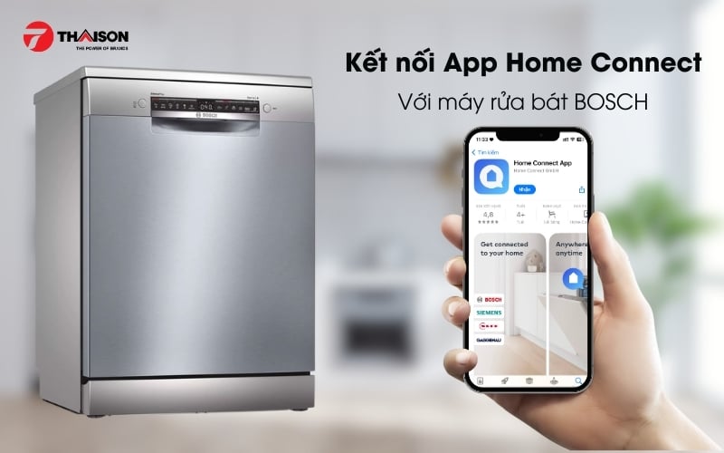 công nghệ hiện đại của máy rửa bát Bosch