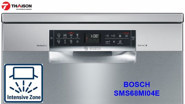 So sánh máy rửa bát độc lập Bosch SMS68MI04E và SMS68TW06E Serie 6