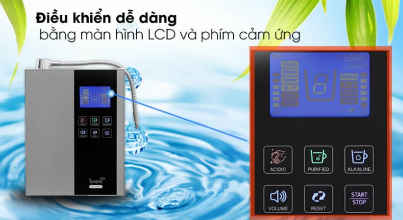 Máy lọc nước IONPIA 5400-7 màn hình lcd
