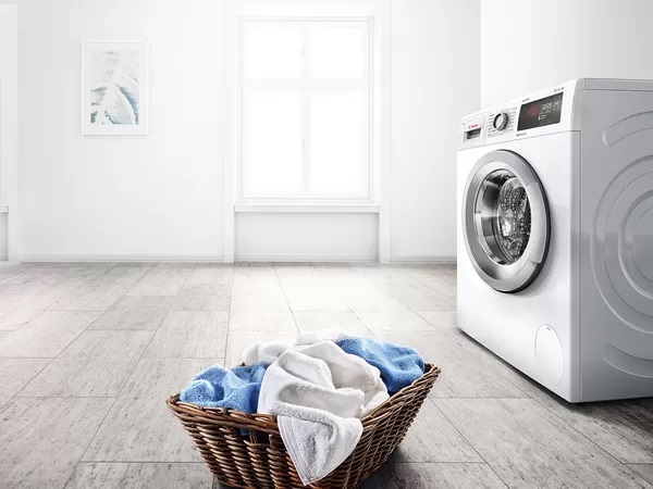 Làm quen với máy giặt - sấy quần áo Bosch 6