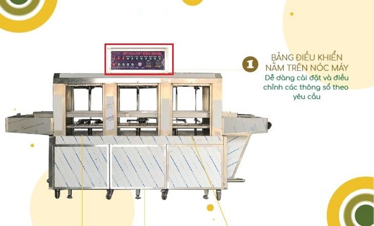 Máy rửa bát công nghiệp hệ thống điều khiển