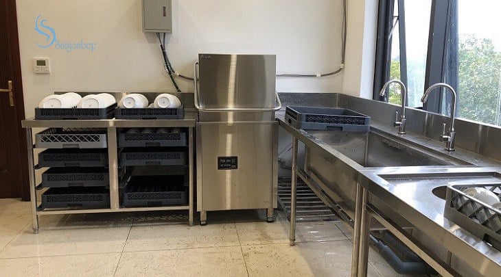 Máy rửa bát công nghiệp cho nhà hàng buffet 3