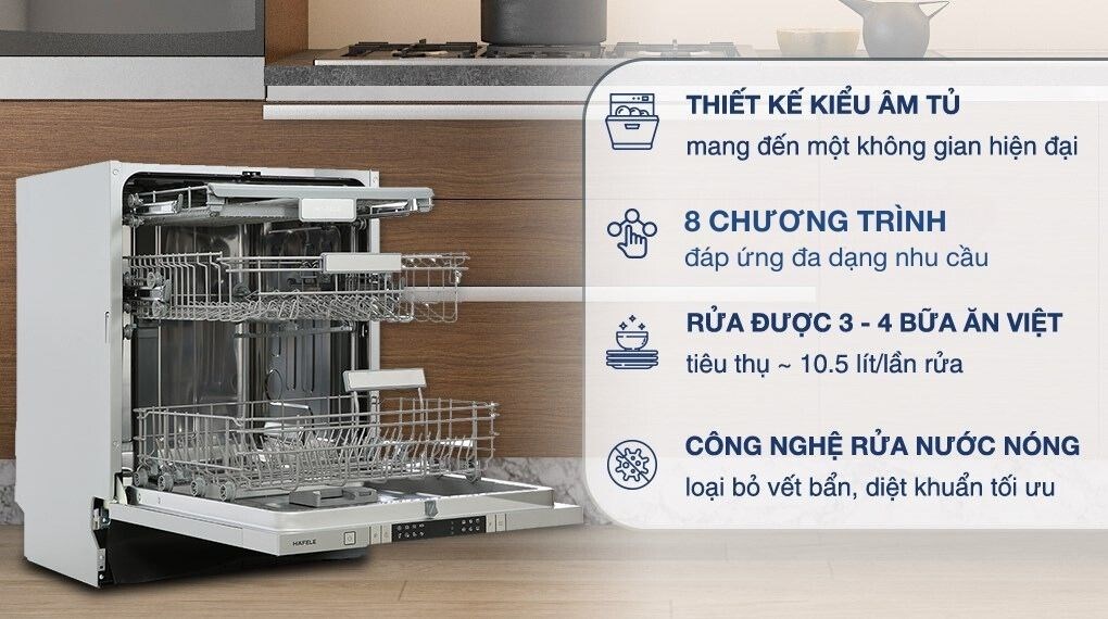 Máy rửa bát Hafele có tốt không