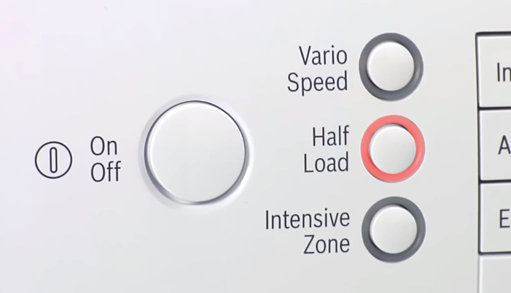 Máy rửa bát Bosch SMS6TCI00E rửa nửa tải Half Load