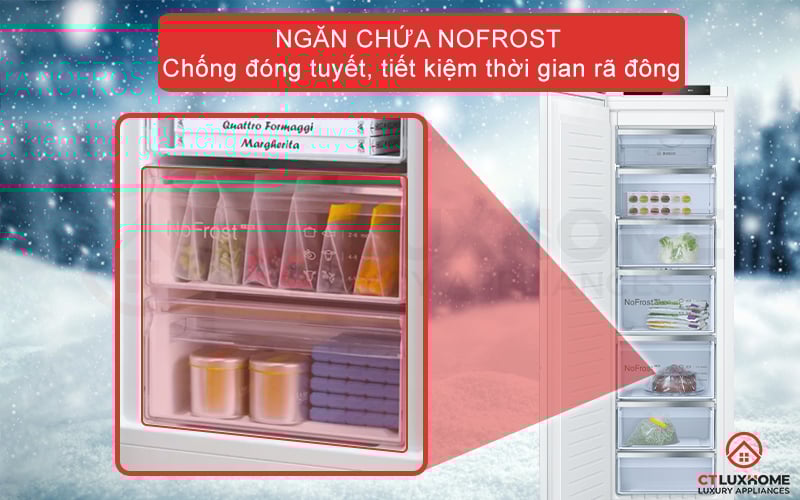 Tủ đông âm tủ Bosch GIN81ACE0 Serie 6