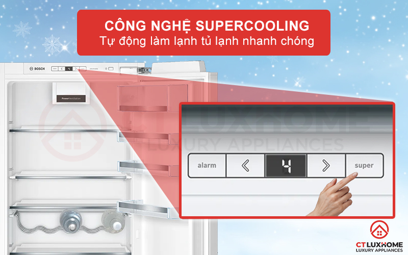 Tủ mát BOSCH KIR81AFE0 2