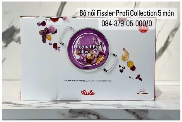 Bộ nồi Fissler Profi Original set 5( 4 nồi + 1 chảo )