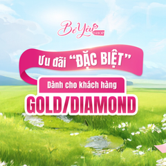ƯU ĐÃI THÀNH VIÊN GOLD/DIAMOND: GIẢM NGAY 20% SẢN PHẨM CHO MẸ VÀ BÉ