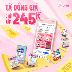 KHUYẾN MÃI TÃ THÁNG 7: MẸ SĂN LỜI - BÉ MẶC MÊ