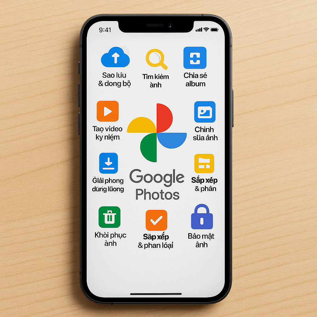10 Mẹo & Thủ Thuật Google Photos Trên iPhone – Quản Lý, Lưu Trữ & Chia Sẻ Ảnh Dễ Dàng