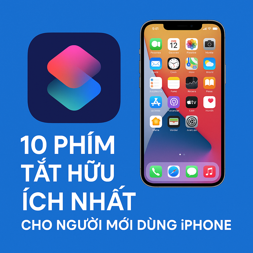 10 phím tắt hữu ích nhất cho người mới dùng iPhone
