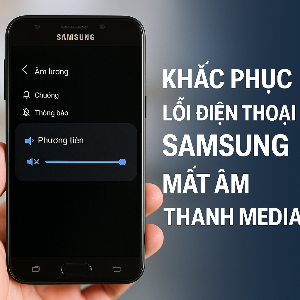 Khắc phục lỗi điện thoại Samsung mất âm thanh media cực đơn giản tại nhà
