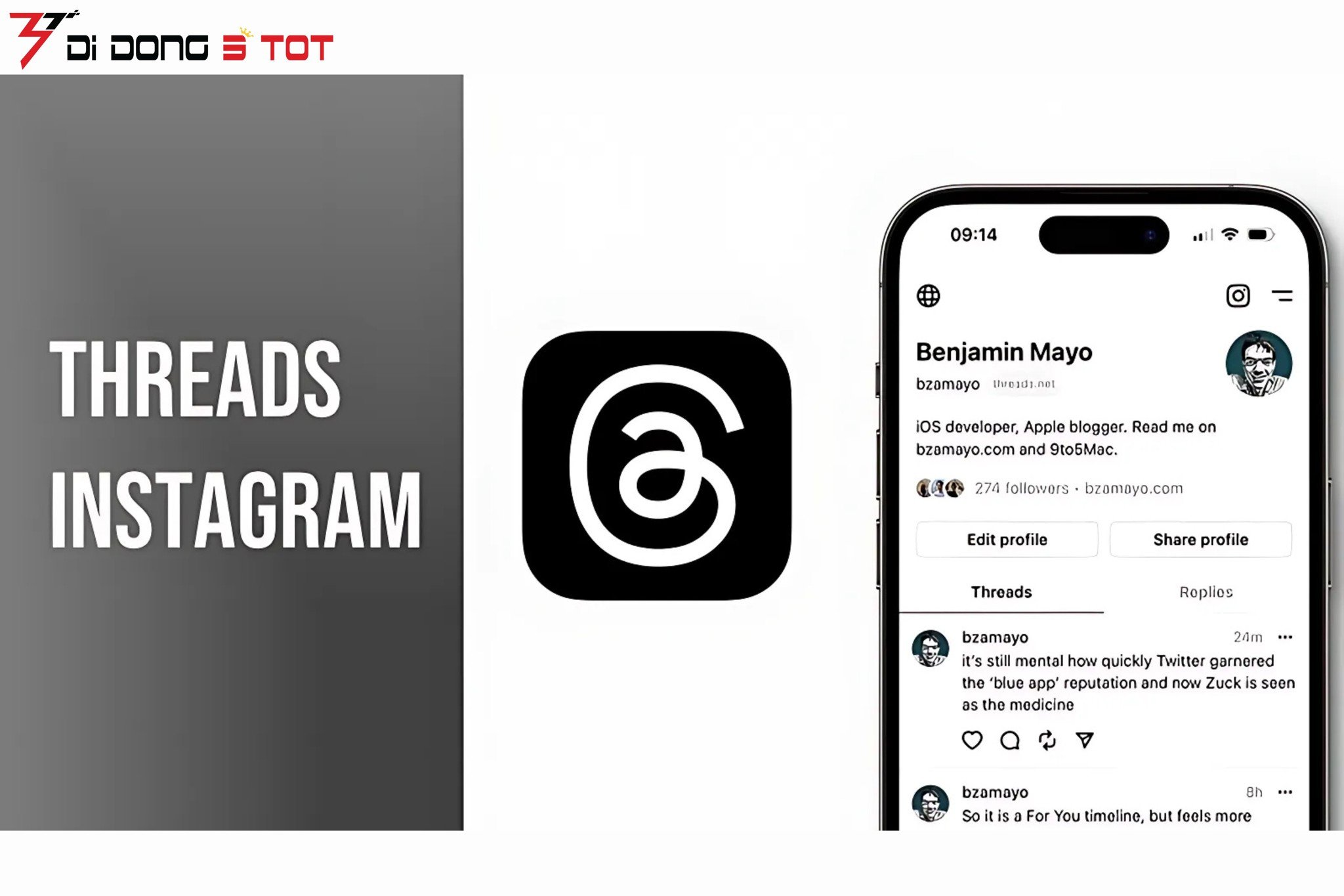 Threads Instagram là gì? Hướng dẫn chi tiết từ Di Động 3 Tốt