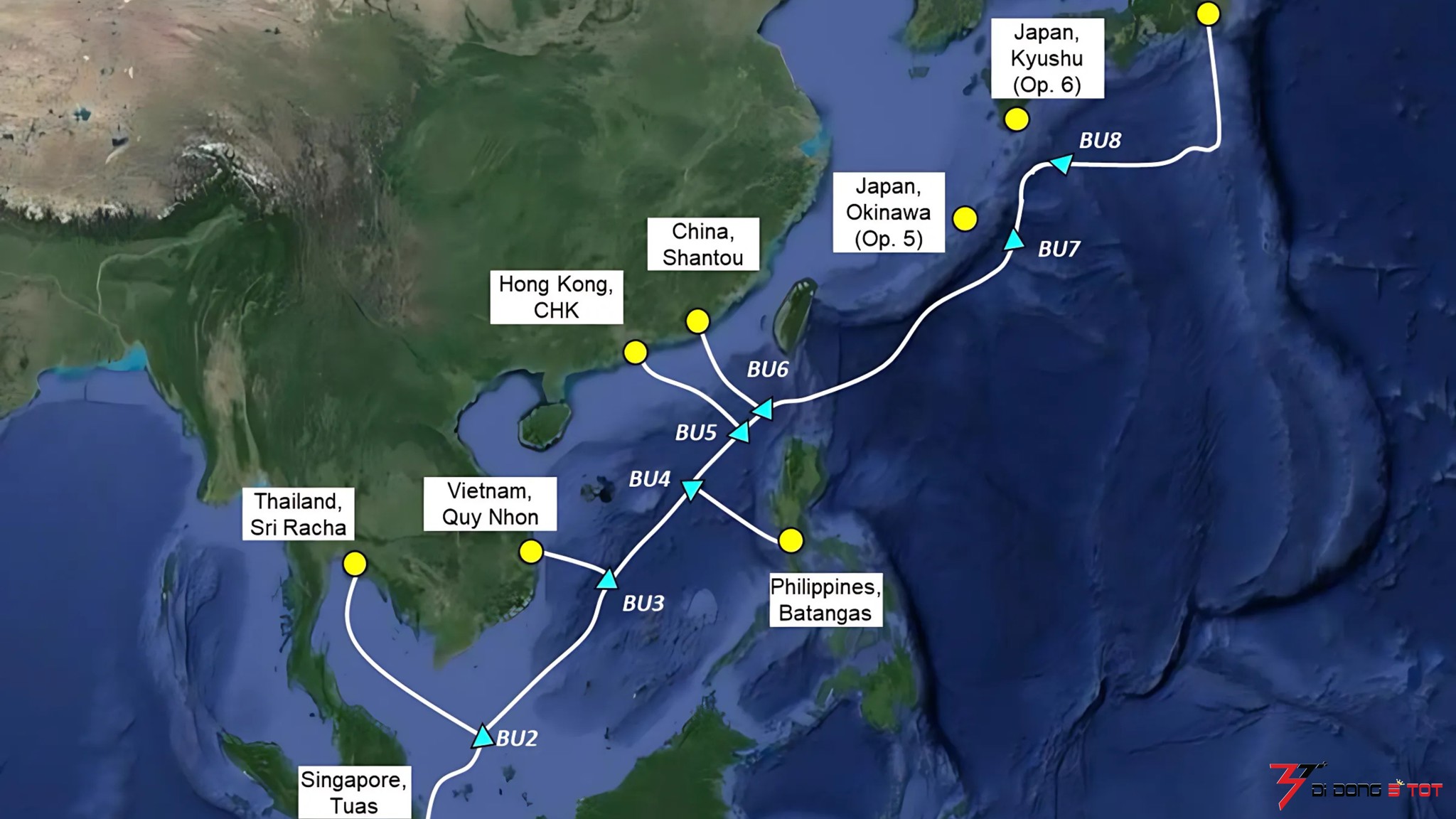 Việt Nam chính thức vận hành tuyến cáp quang biển thứ sáu – Tăng tốc độ Internet, mở rộng kết nối số toàn quốc