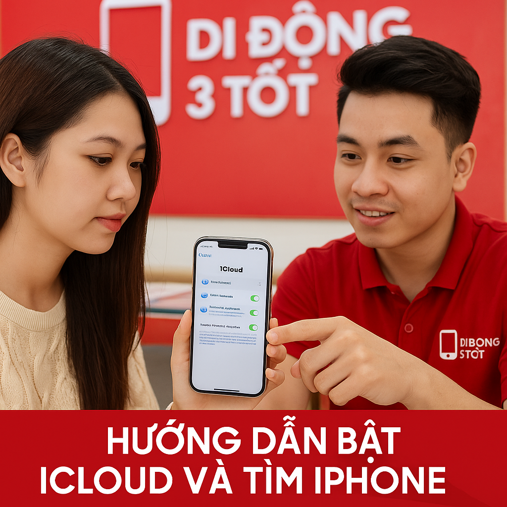 Hướng dẫn bật iCloud và Tìm iPhone – Bảo vệ máy, chống mất trộm hiệu quả
