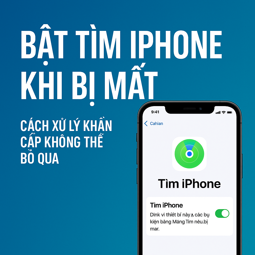 Bật Tìm iPhone Khi Bị Mất – Cách Xử Lý Khẩn Cấp Không Thể Bỏ Qua