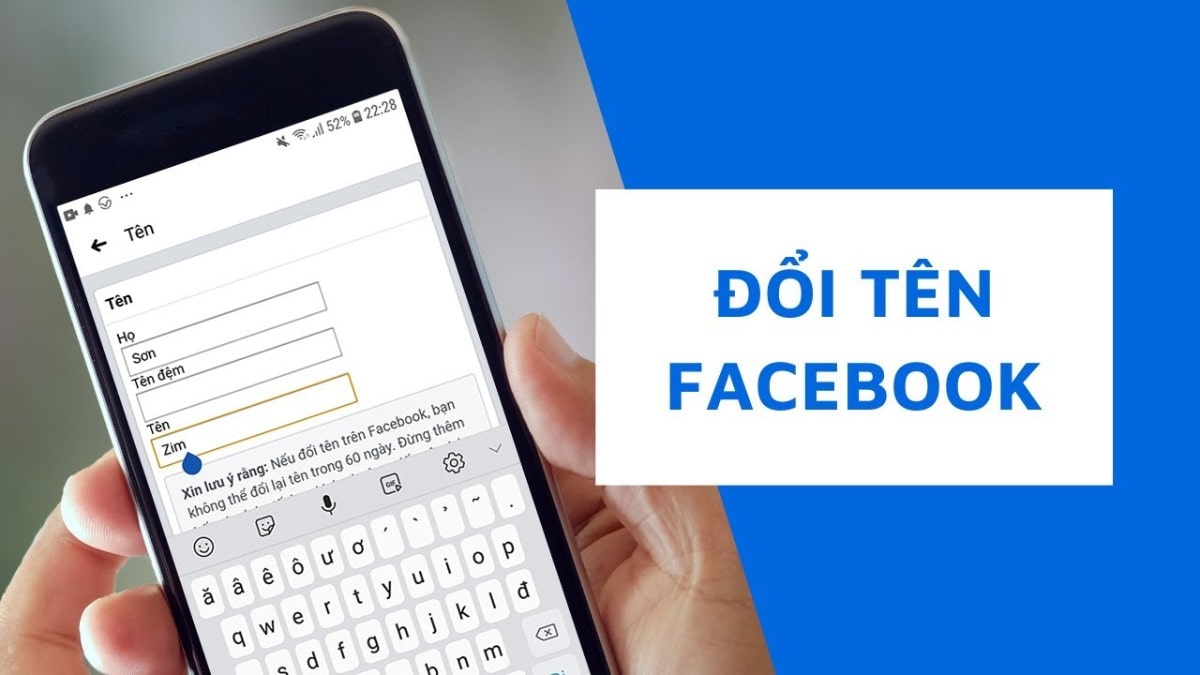 Hướng Dẫn Đổi Tên Facebook Trên Điện Thoại