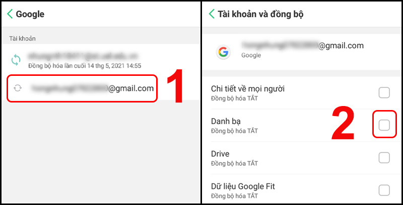 Hướng dẫn đồng bộ danh bạ Android lên Gmail chi tiết