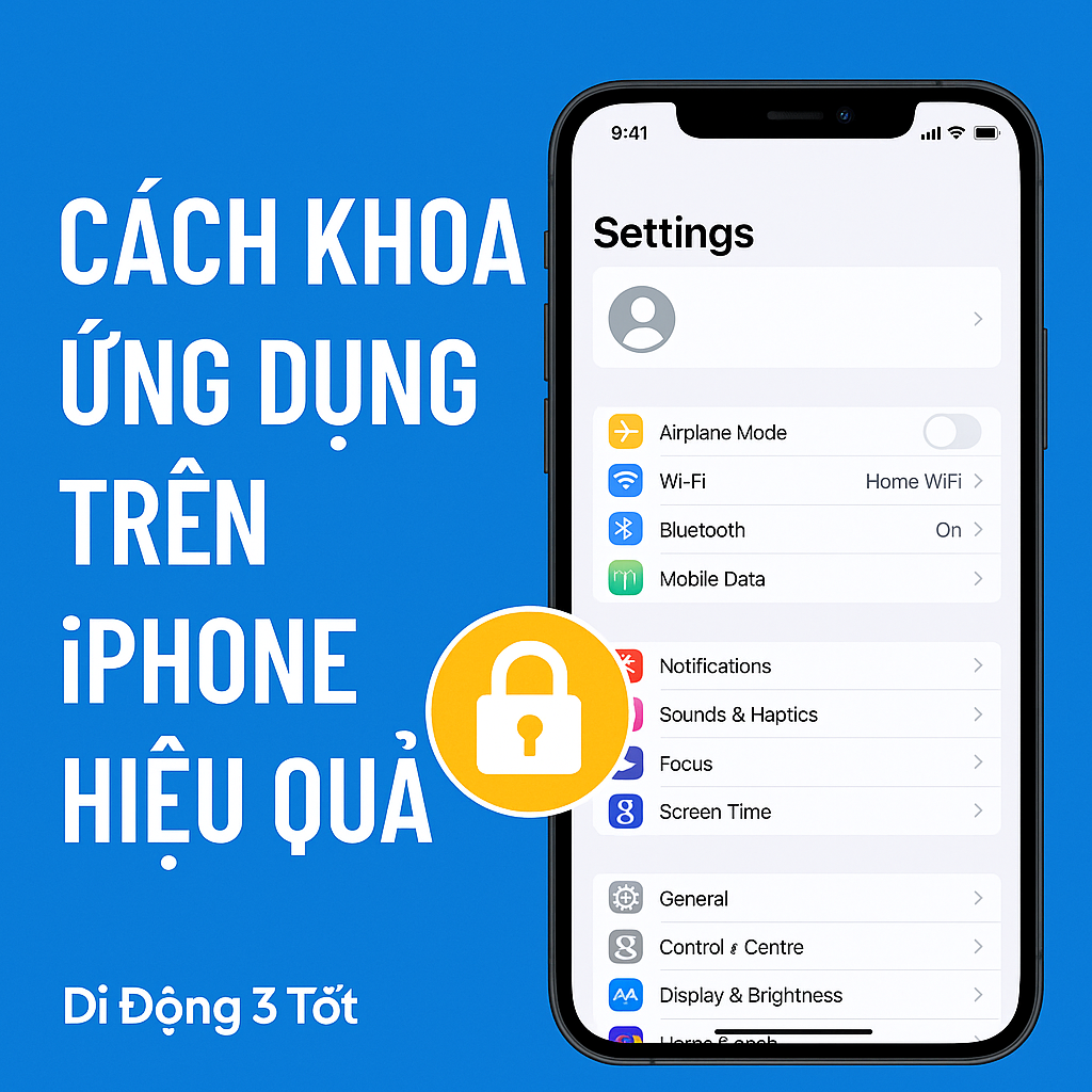 Hướng Dẫn Cách Khóa Ứng Dụng Trên iPhone Đơn Giản Mà Hiệu Quả
