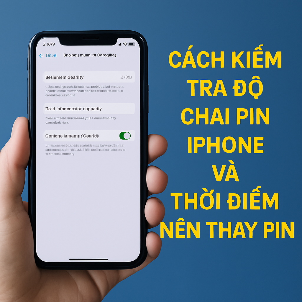 Cách kiểm tra độ chai pin iPhone và thời điểm nên thay pin