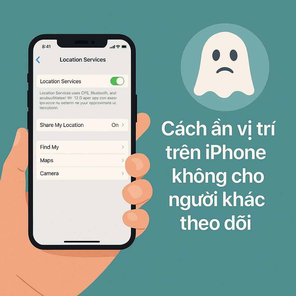 Cách Ẩn Vị Trí Trên iPhone Không Cho Người Khác Theo Dõi