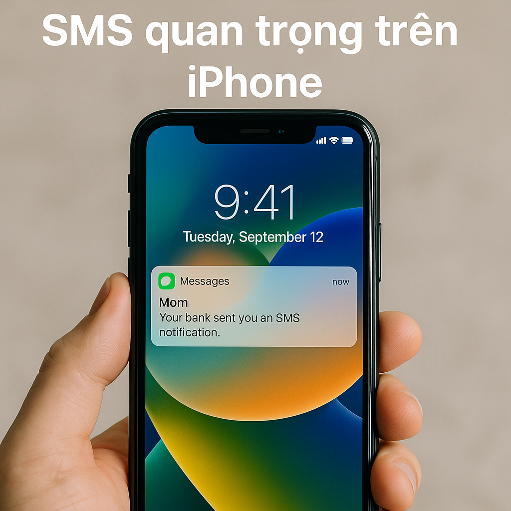 Cách bật thông báo tin nhắn SMS quan trọng trên iPhone