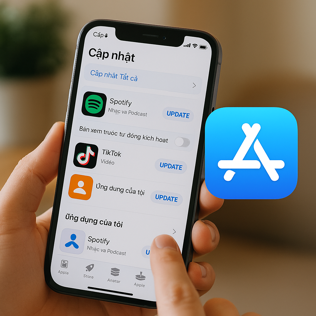 Cách cập nhật ứng dụng trên App Store để tránh lỗi và dùng mượt hơn