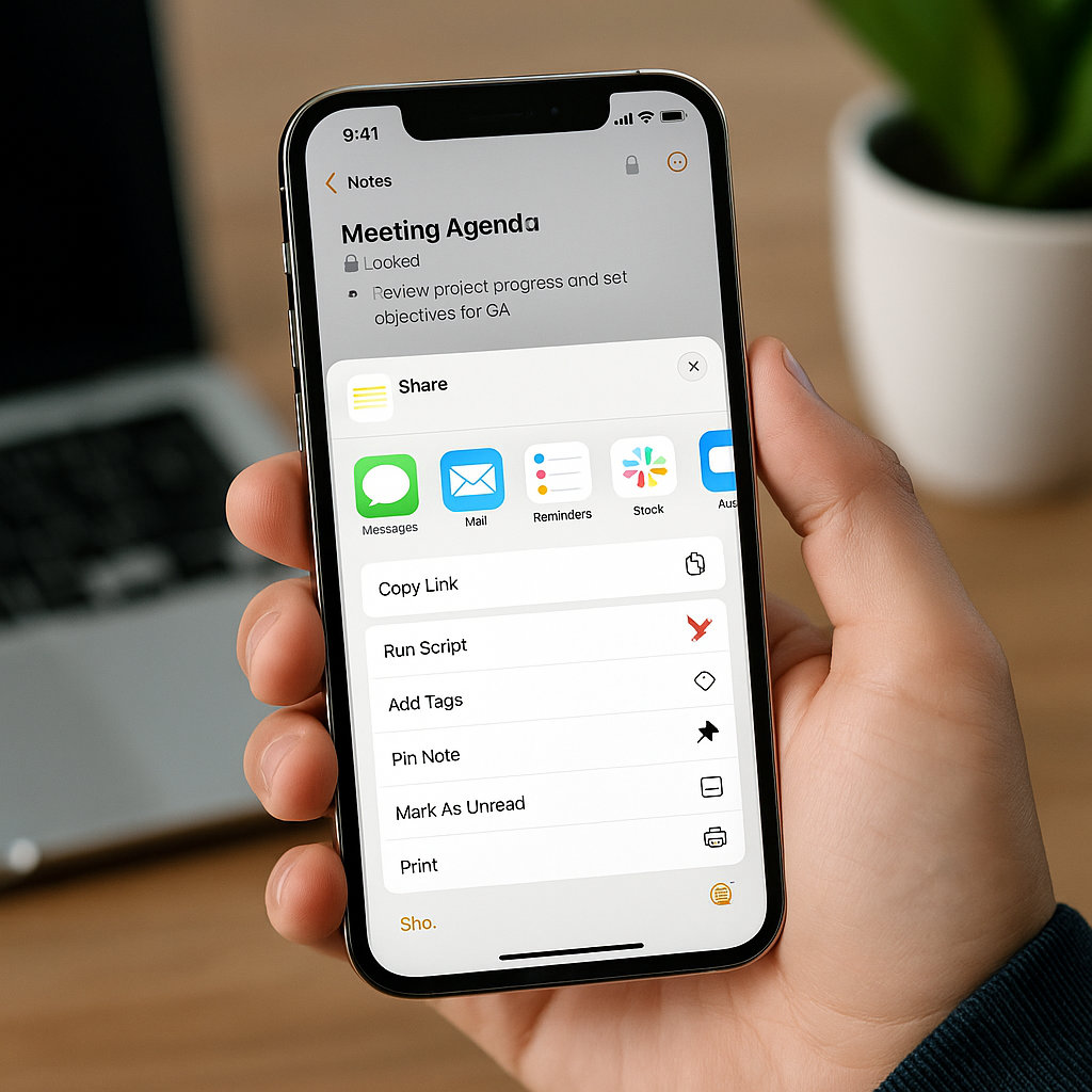Cách Chia Sẻ File Trang Tính Trên iPhone Nhanh, Bảo Mật & Chuyên Nghiệp (2025)