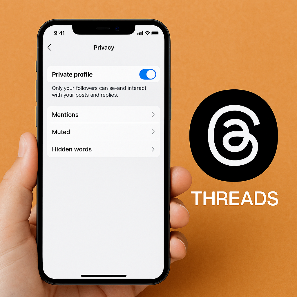Cách chỉnh quyền riêng tư trên Threads bằng iPhone