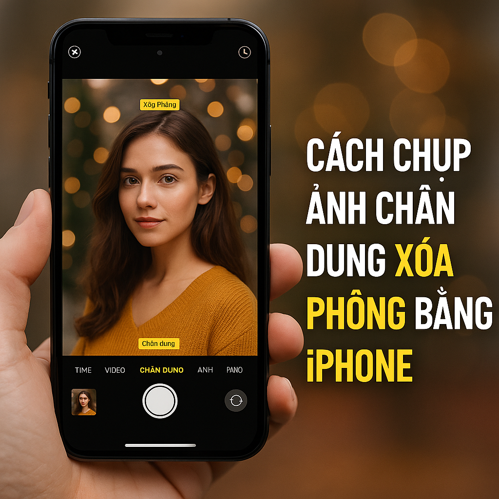 Cách Chụp Ảnh Chân Dung Xóa Phông Bằng iPhone – Mẹo Đơn Giản Mà Chuyên Nghiệp