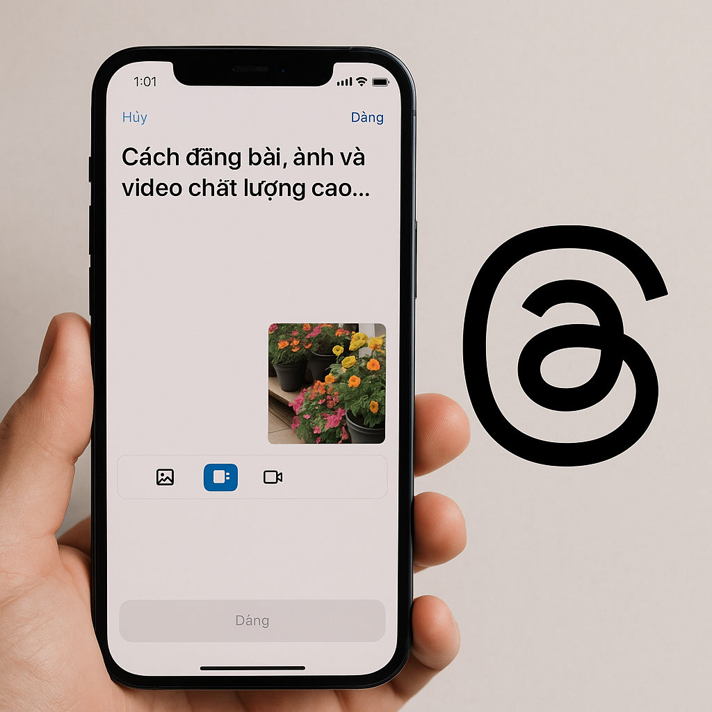 Cách đăng bài, ảnh và video chất lượng cao trên Threads bằng iPhone