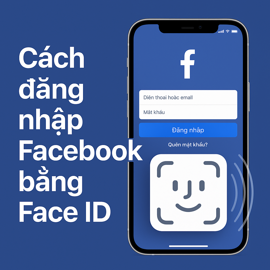 Cách đăng nhập Facebook bằng Face ID trên iPhone an toàn, tiện lợi (2025)