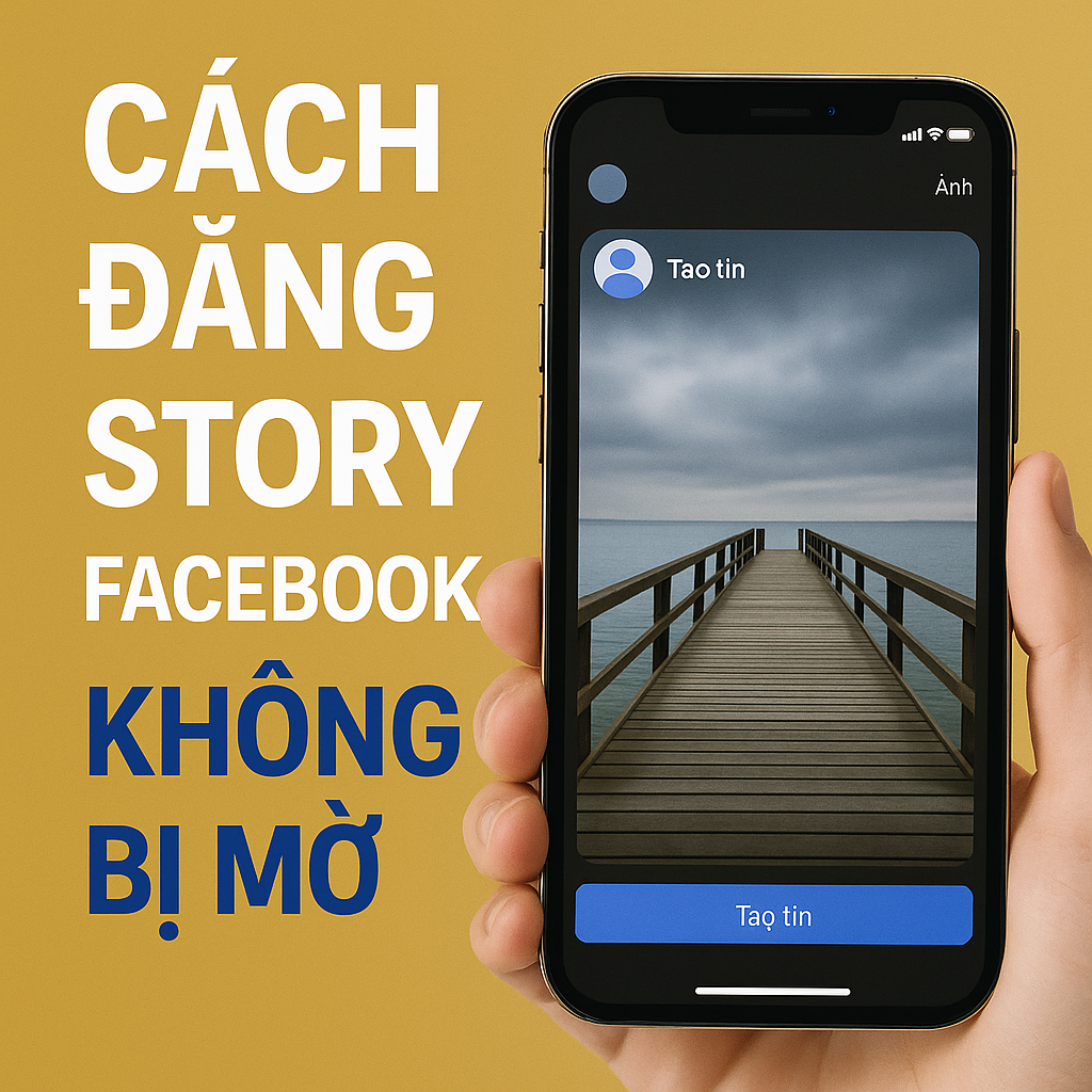 Cách đăng story Facebook không bị mờ trên iPhone (2025)