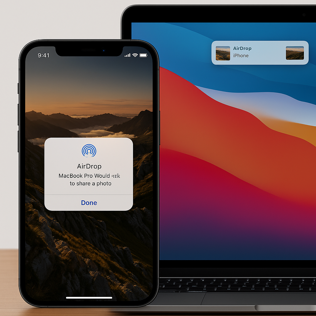 Cách dùng AirDrop để chuyển dữ liệu siêu nhanh giữa iPhone & MacBook – Di Động 3 Tốt