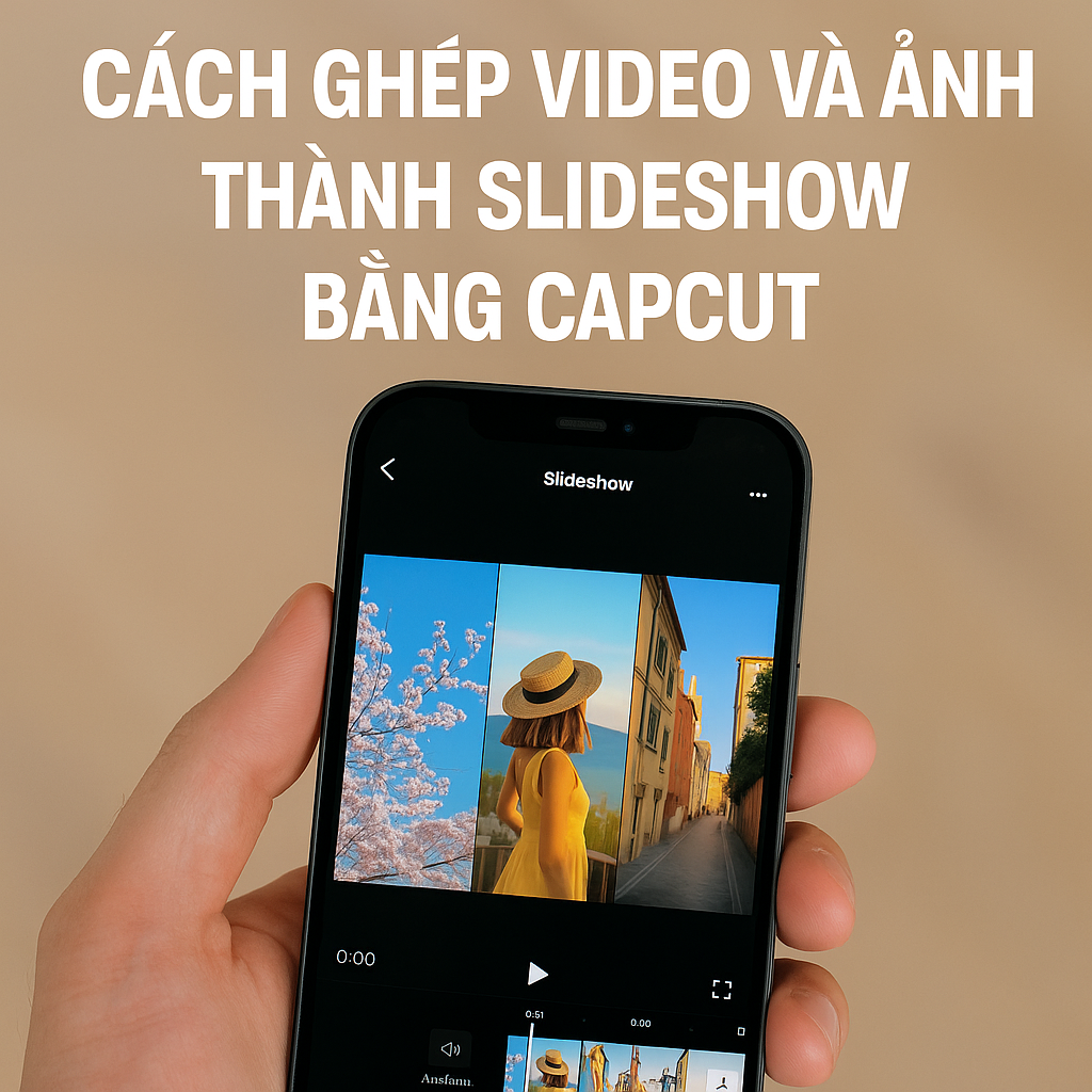 Cách ghép video và ảnh thành slideshow bằng CapCut – Đơn giản mà bắt mắt