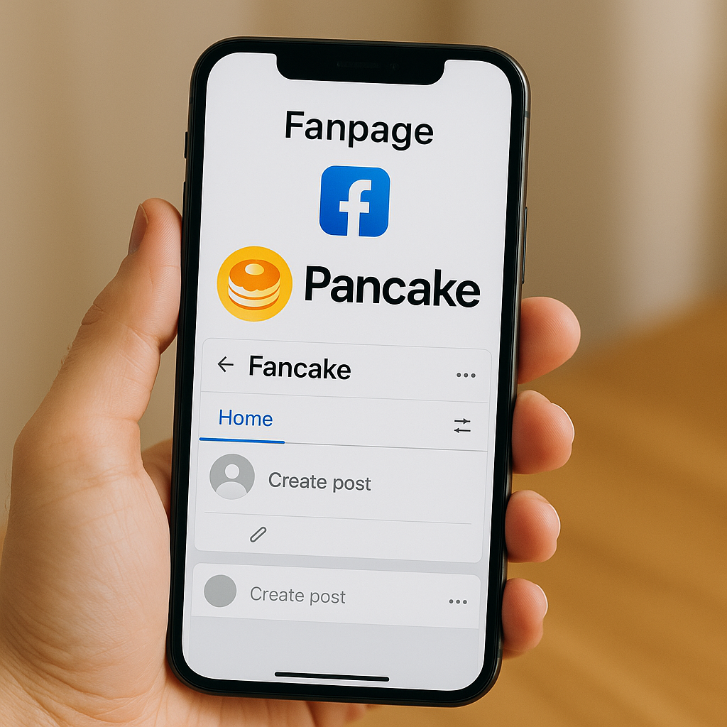 Cách kết nối Fanpage Facebook với Pancake ngay trên điện thoại