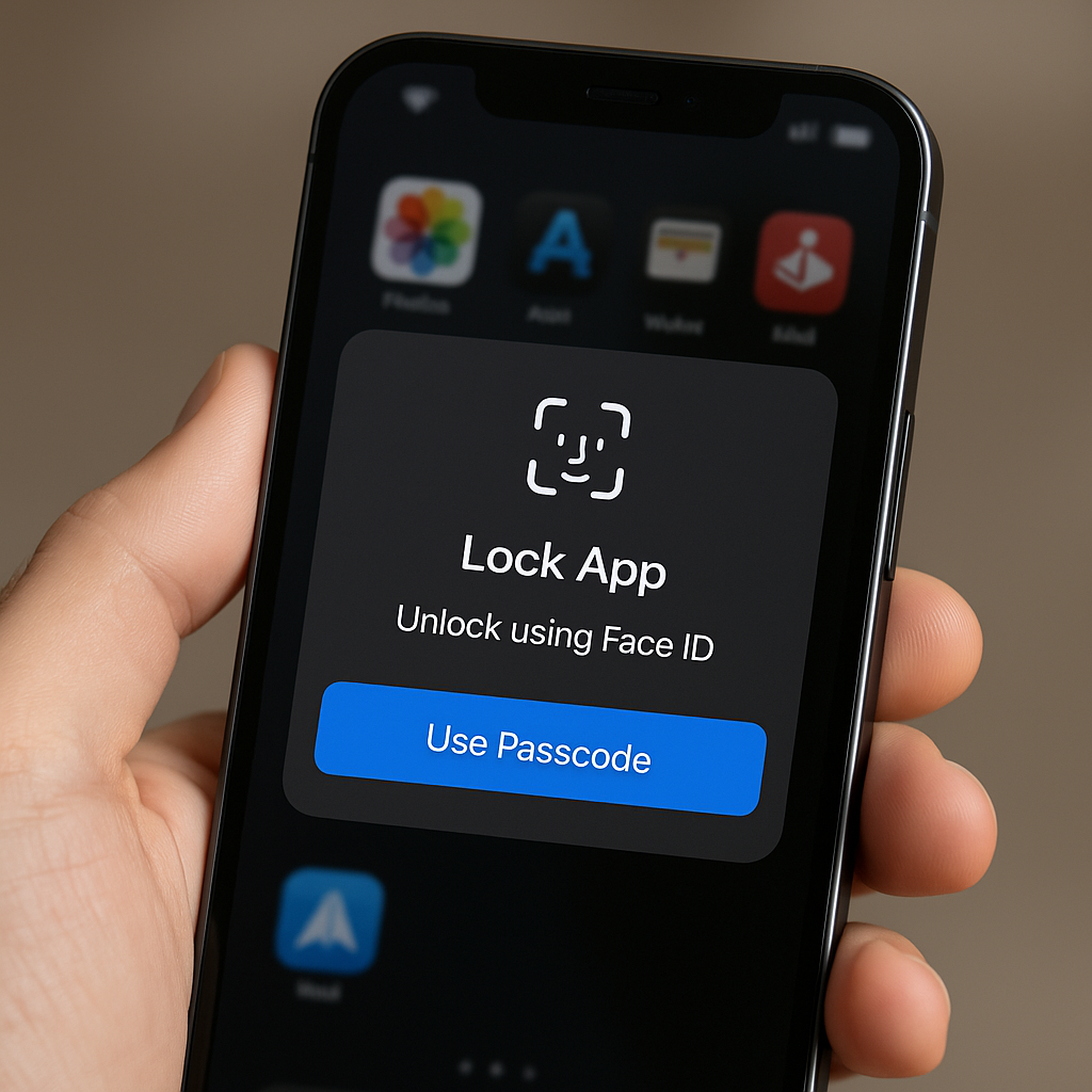 Cách khóa ứng dụng riêng tư trên iPhone – bảo vệ dữ liệu cá nhân – Di Động 3 Tốt