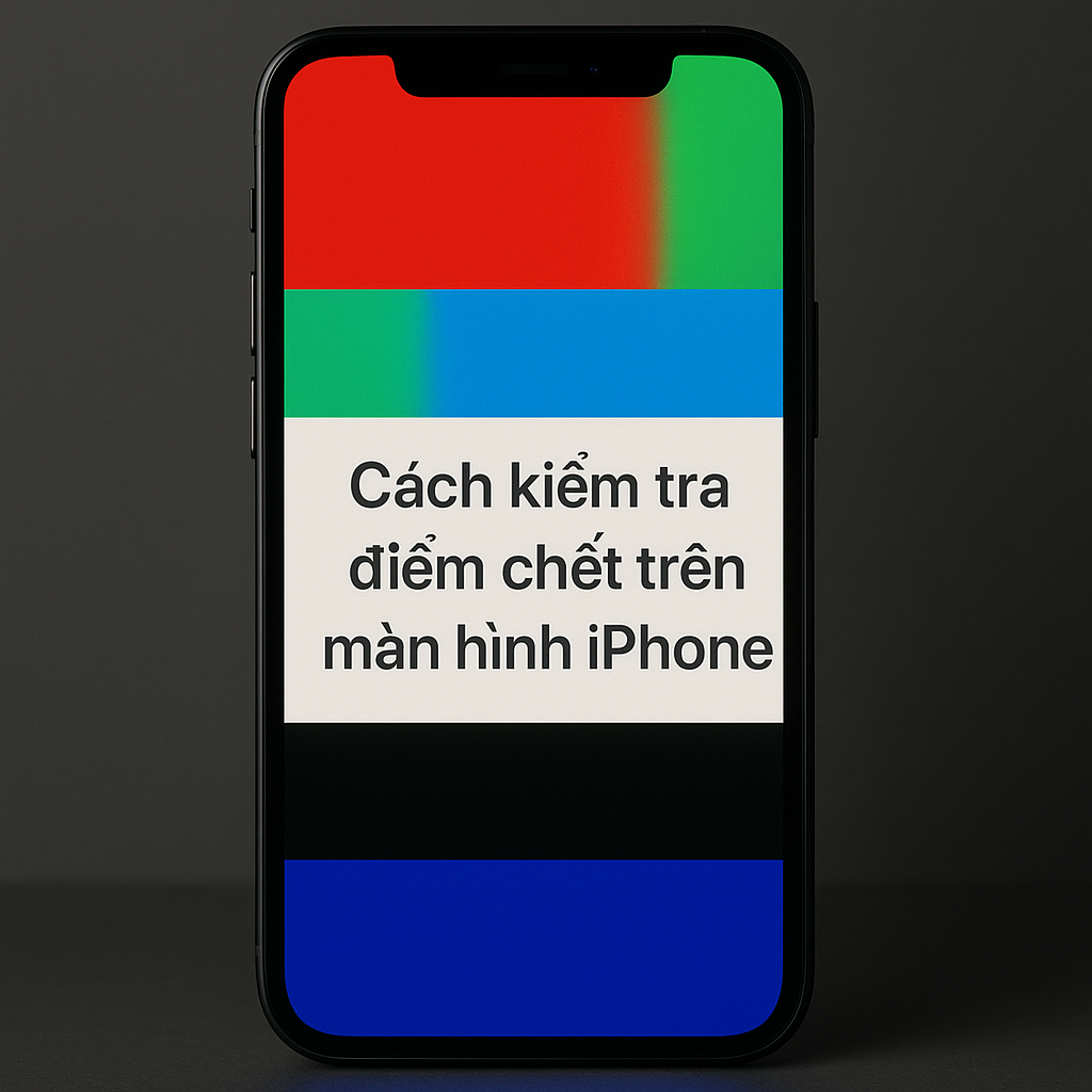 Cách Kiểm Tra Điểm Chết Trên Màn Hình iPhone Chuẩn Xác Nhất (2025)