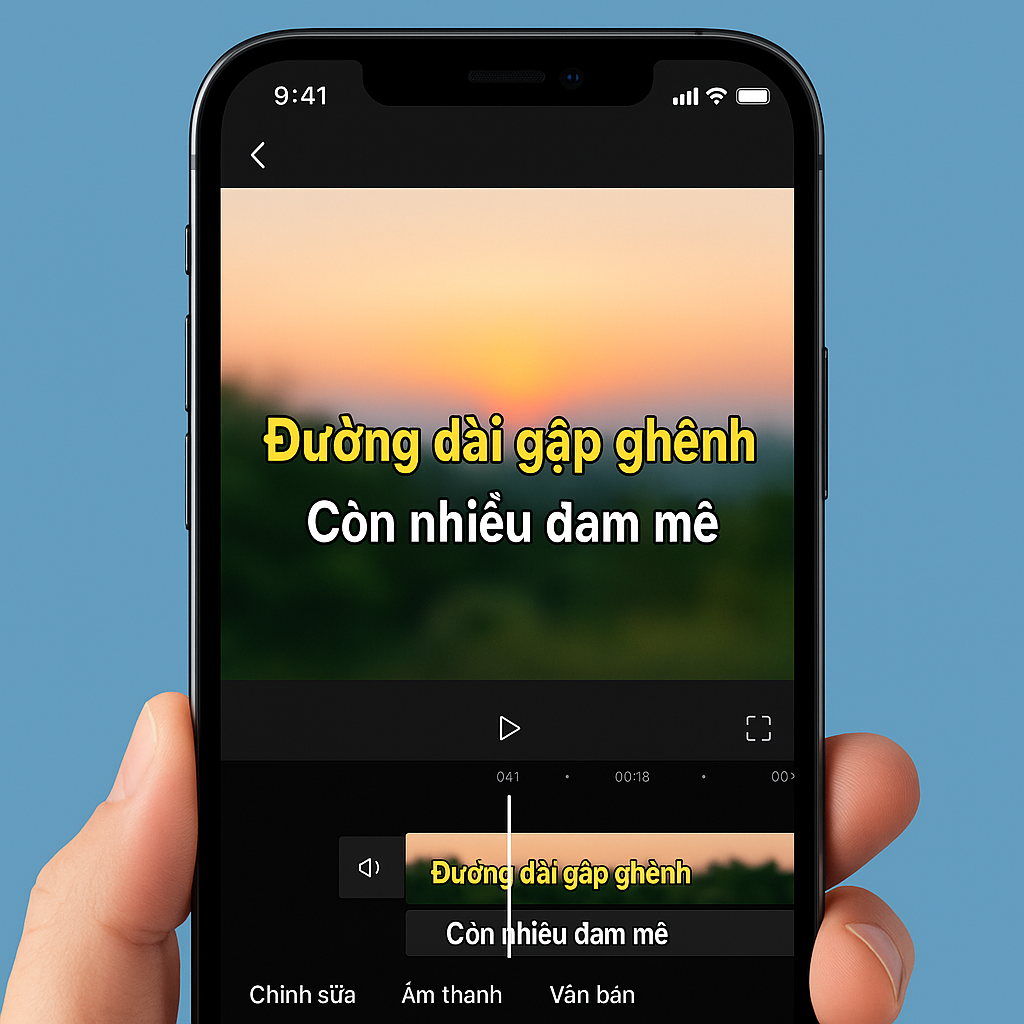 Cách làm hiệu ứng chữ chạy karaoke trên video bằng CapCut – Chuẩn từng câu hát