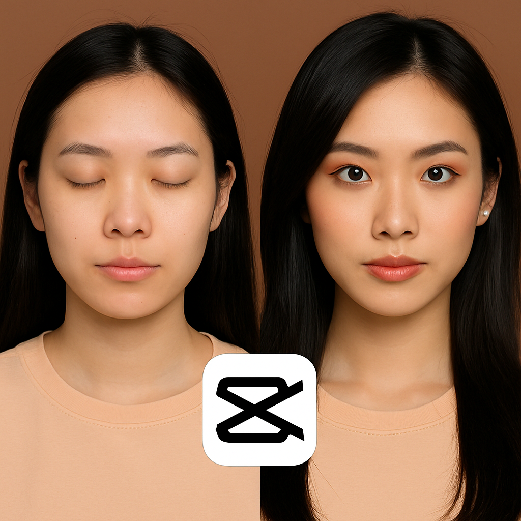 Cách làm video có hiệu ứng “mở mắt – biến hình” bằng CapCut cực viral trên TikTok