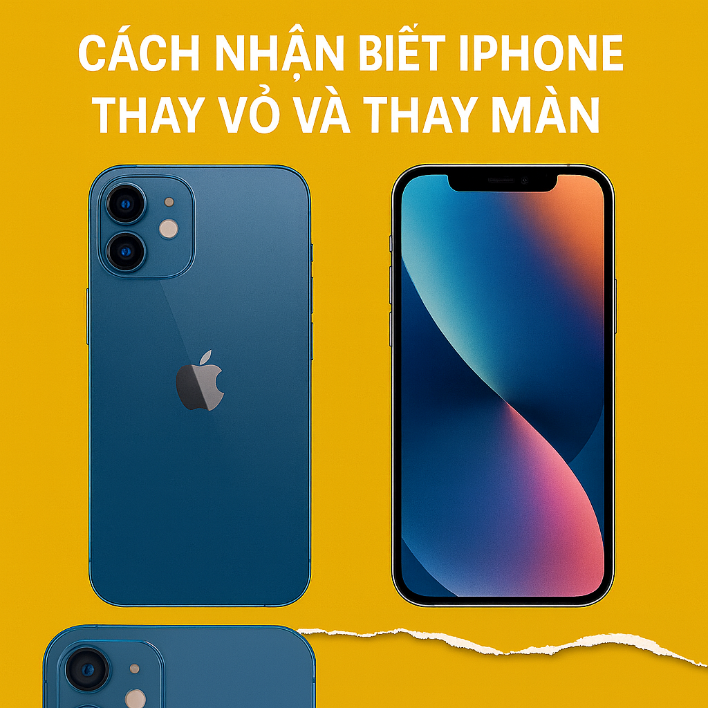 Cách Nhận Biết iPhone Đã Thay Vỏ Hoặc Thay Màn Hình