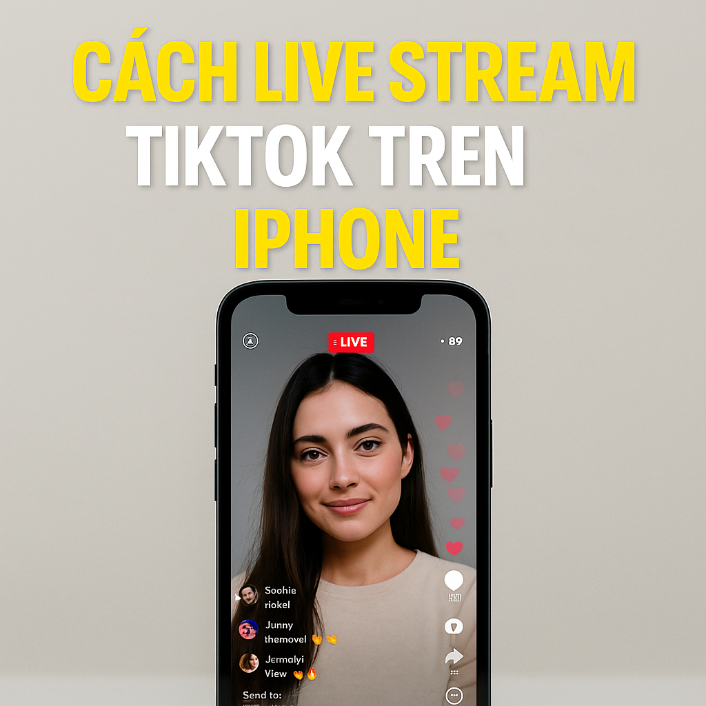 Cách phát trực tiếp (live stream) TikTok bằng iPhone