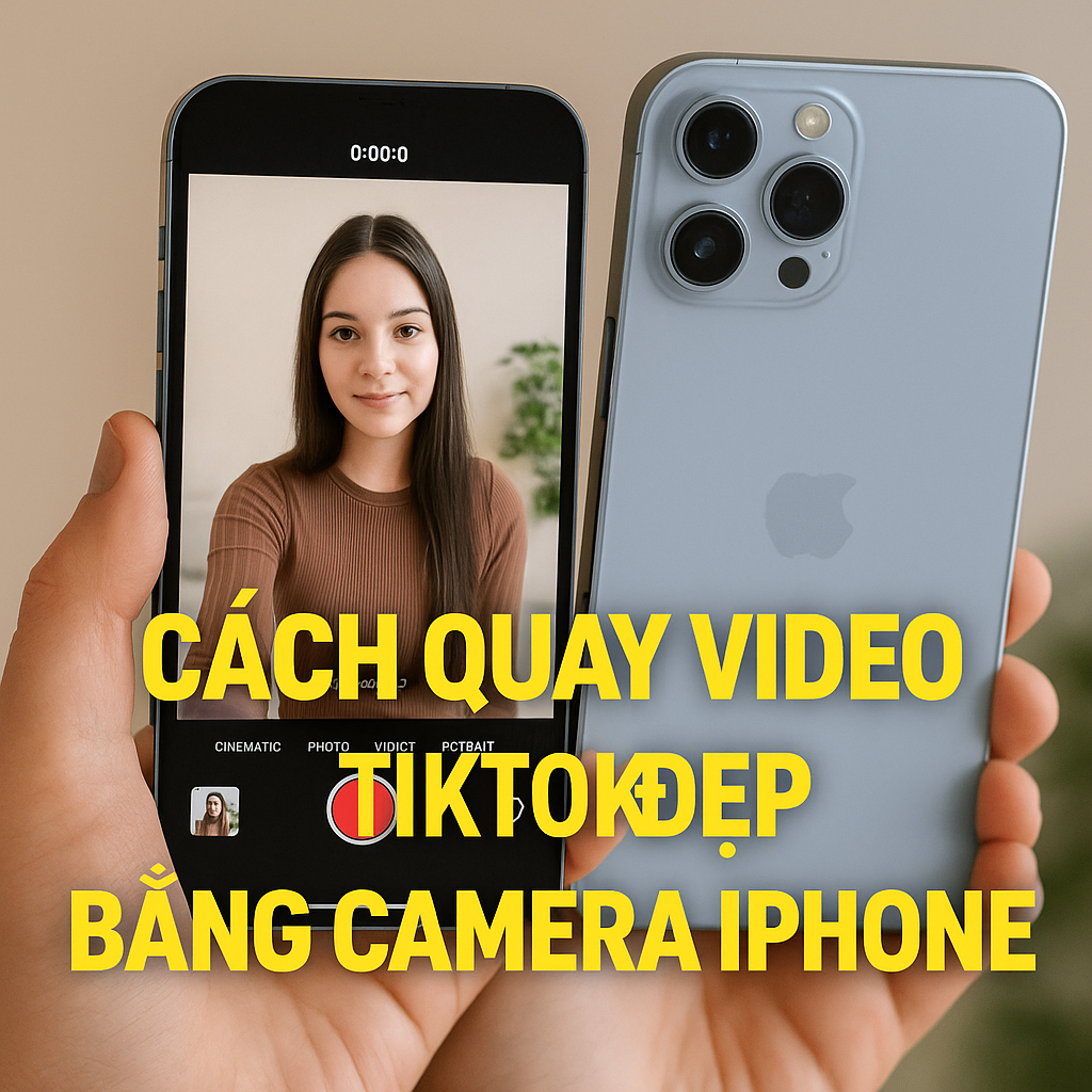 Cách quay video TikTok đẹp bằng camera iPhone
