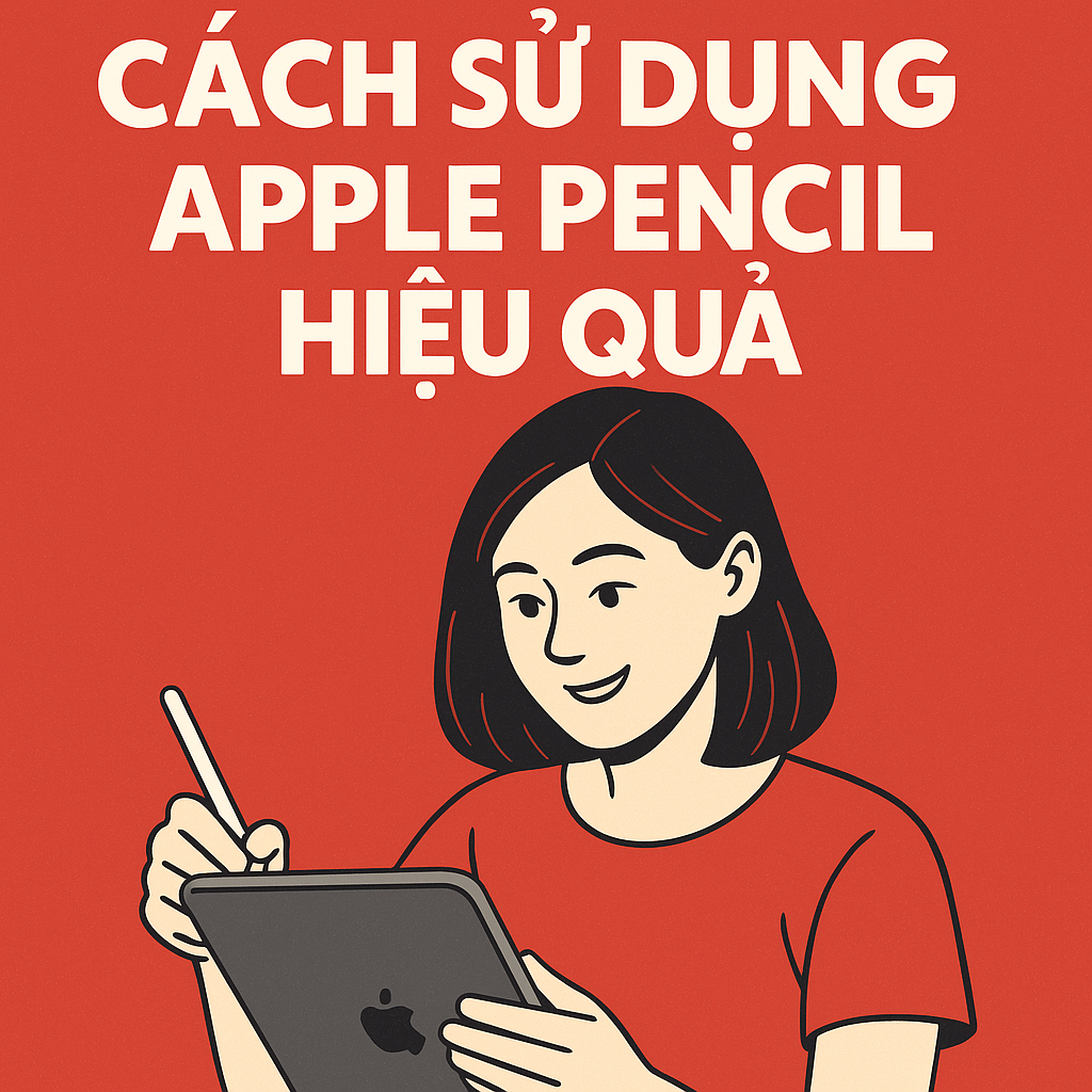 Cách sử dụng Apple Pencil hiệu quả: Ghi chú, vẽ, học tập – như sổ tay thật!