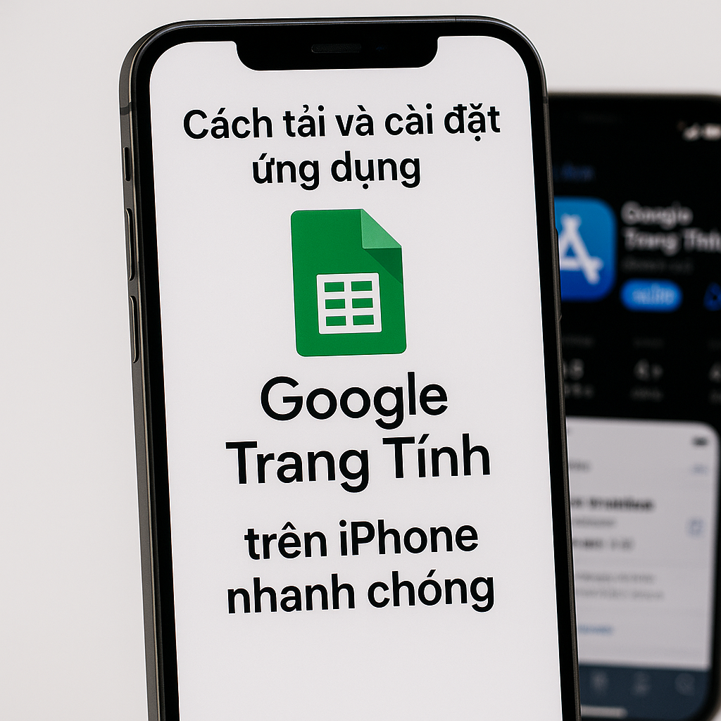Cách tải và cài đặt ứng dụng Google Trang Tính trên iPhone nhanh chóng