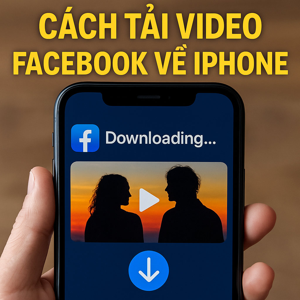 Cách tải video Facebook về iPhone chất lượng cao, không cần app (2025)